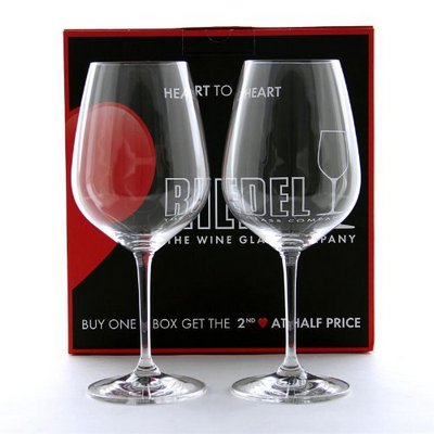 6409/0 набор бокалов для кр.вина Cabernet-Sauvignon 0,8 л 2 шт HEART TO HEART Riedel